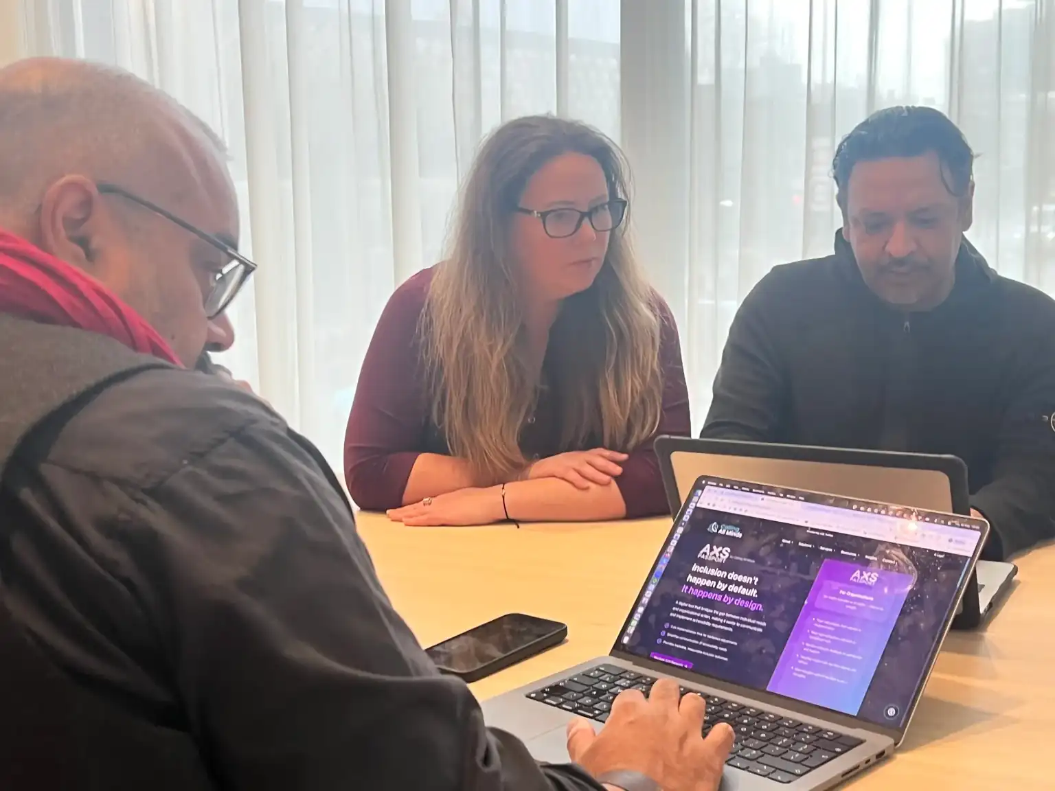 Team collaboration in an inclusive workplace