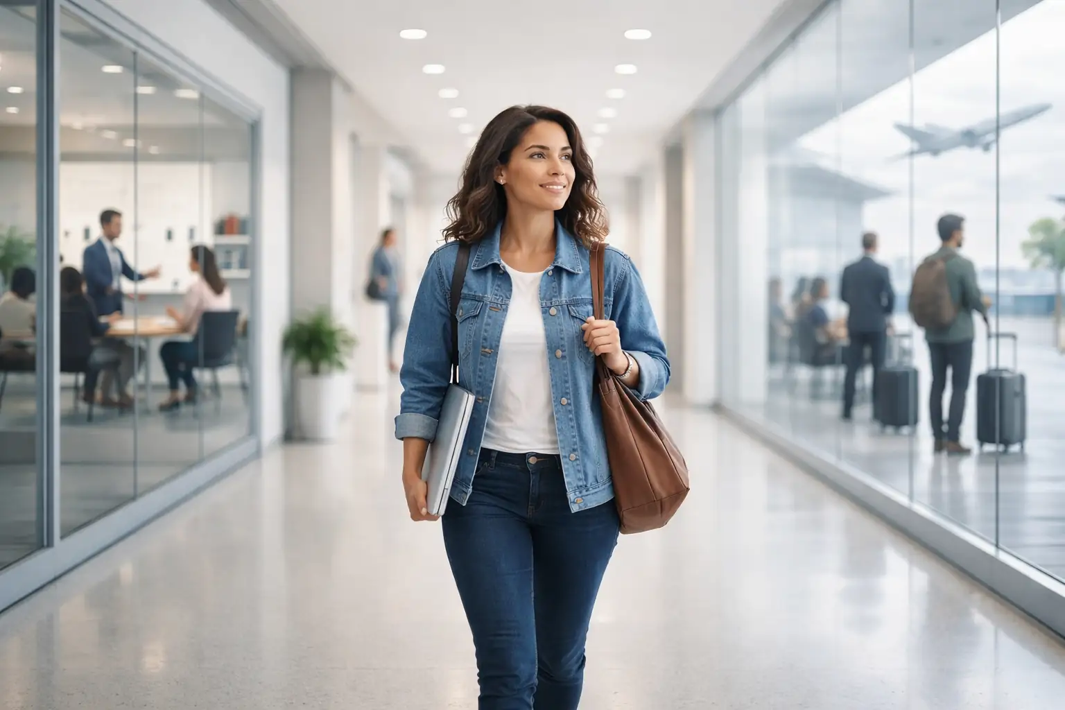 Employee transitioning between departments, carrying their digital profile with them